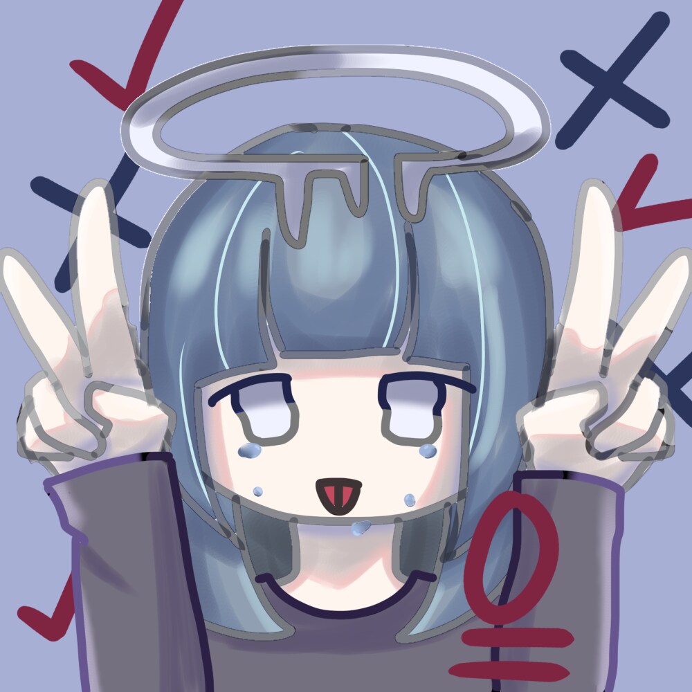 配信者さん応援！SNSで使えるアイコン描きます 似顔絵、オリキャラ大歓迎！可愛く病みのある絵柄です。 イメージ2