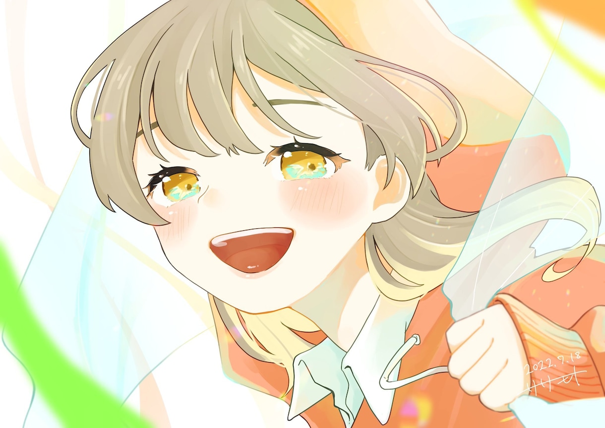 優しい印象をあたえるアイコン描きます あなたの優しい気持ちを絵にしませんか？ イメージ1