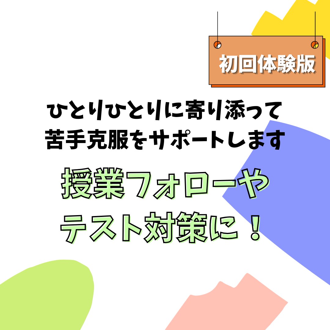 すっきり解決！数学の苦手克服をサポートします 国立医学部卒の講師による丁寧な指導です【初回体験版】 イメージ2