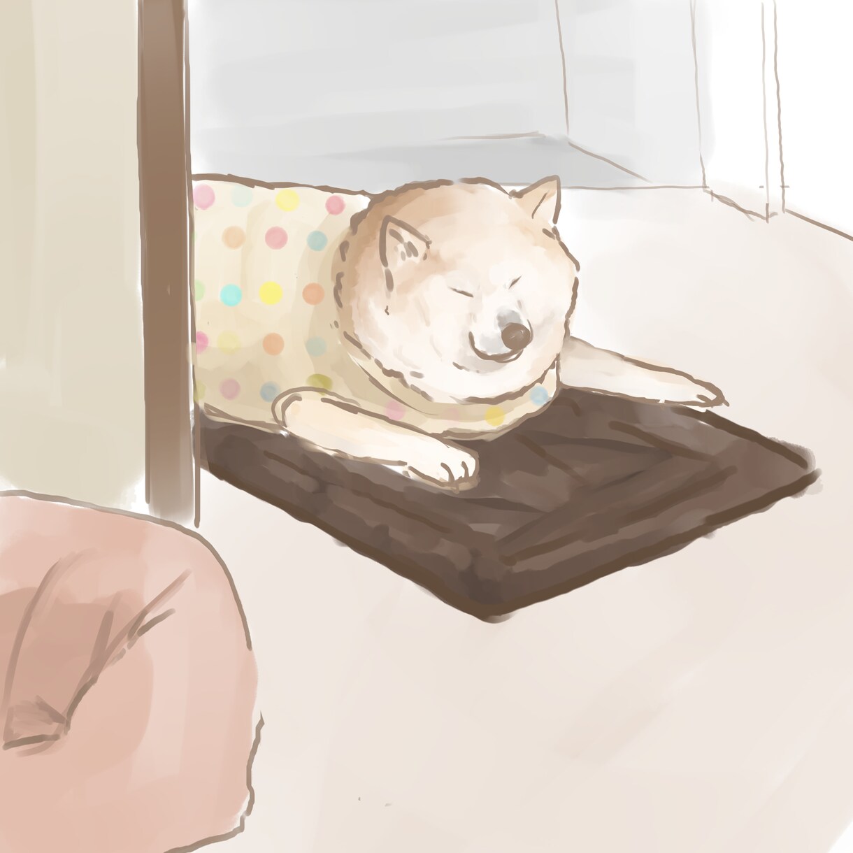 かわいい！柴犬イラスト描きます あなたの愛犬、好きな柴犬の写真イラストにしませんか？ イメージ3