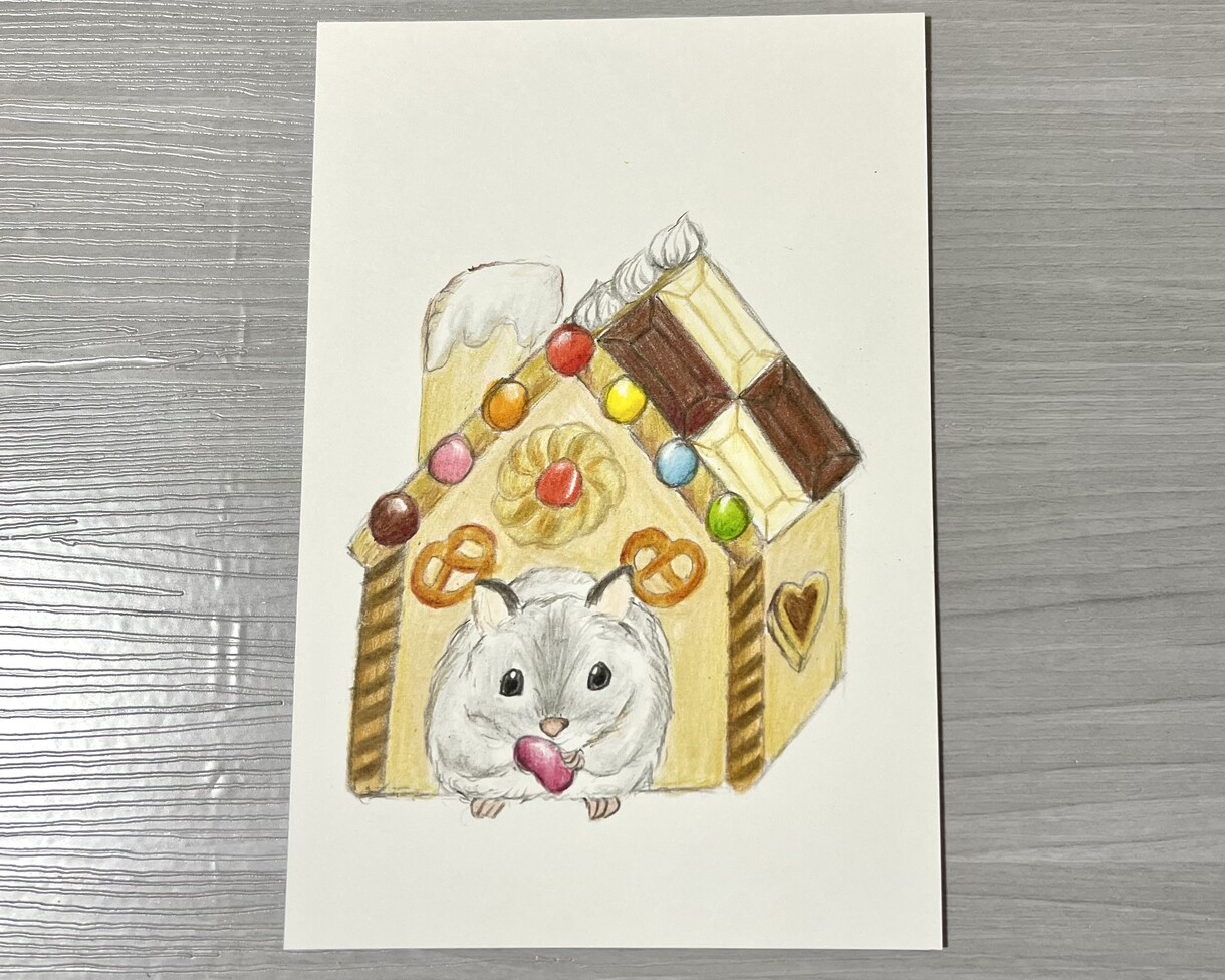 ペットのイラストを描きます あなたの大事なペットの写真を色鉛筆で描きます イメージ3