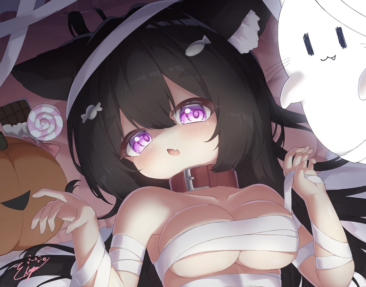 かわいいイラスト描きます 一枚絵や壁紙からSNSのヘッダー・アイコンやキャラデザまで イメージ1