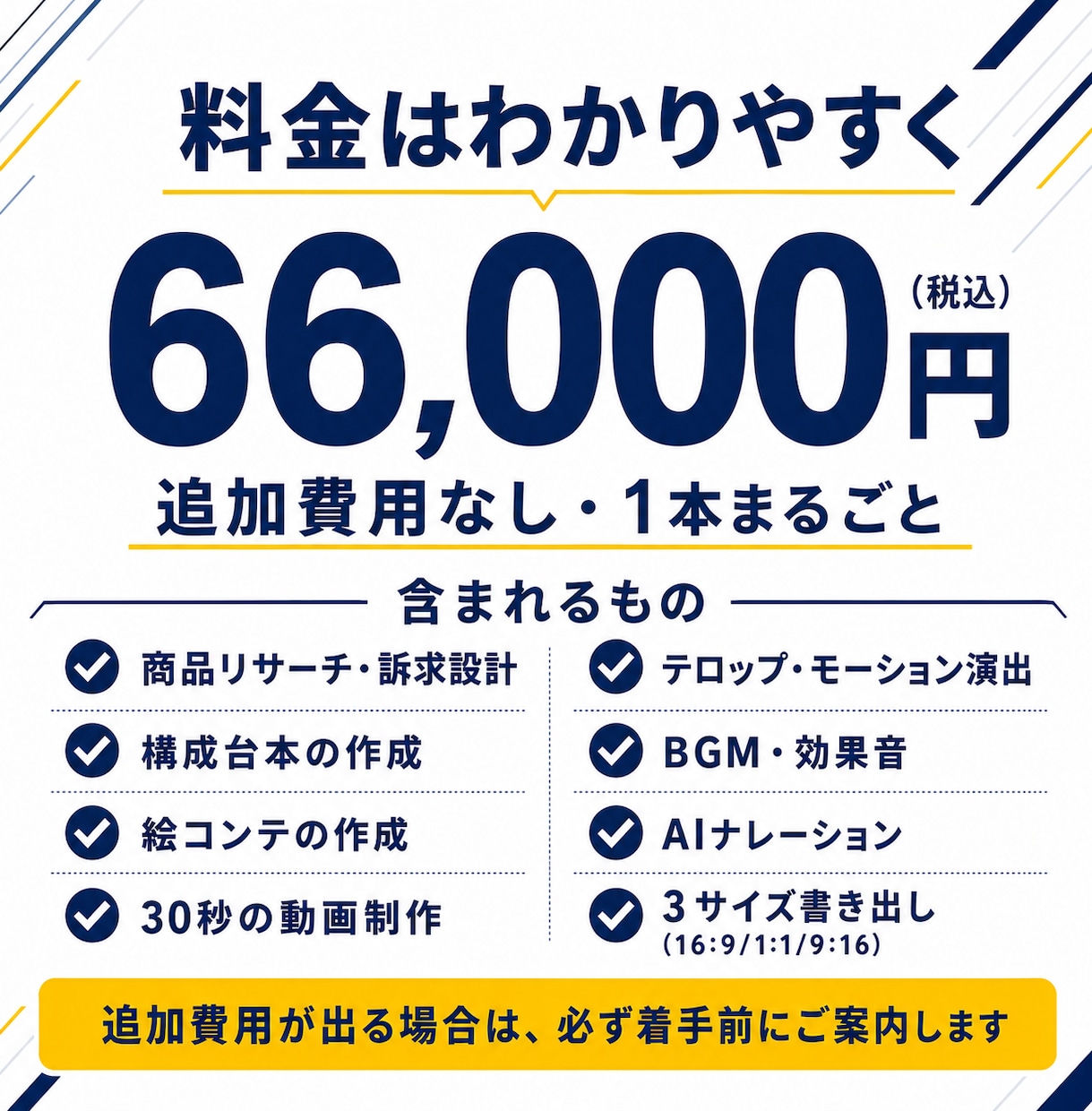 素材送るだけ｜売れる商品・サービスPR動画作ります 撮影不要・台本込み。広告で成果を出す30秒を素材支給だけで。 イメージ6
