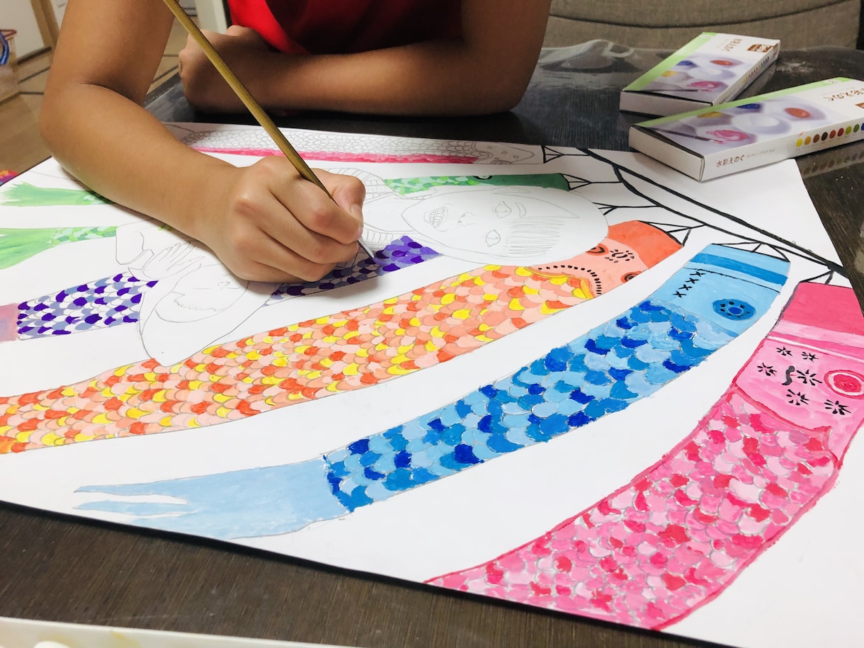 子供が心を込めて絵やお手紙を書きます 絵を描くことが大好きな小学生です◡̈毎年、絵画で賞を受賞中！ イメージ2