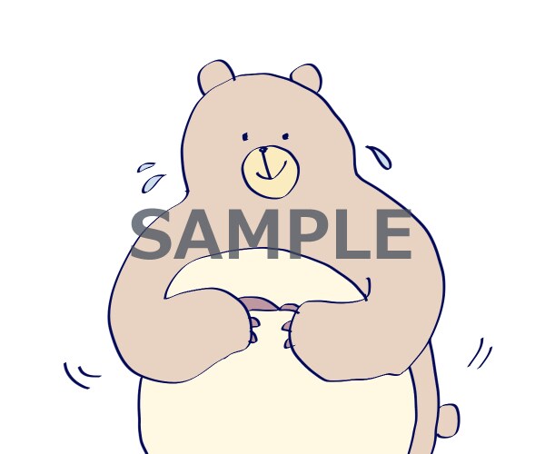 ゆる〜っとした動物キャラクターを描きます ゆるゆる動物をあなたのSNSのアイコンなどにいかがですか？ イメージ4
