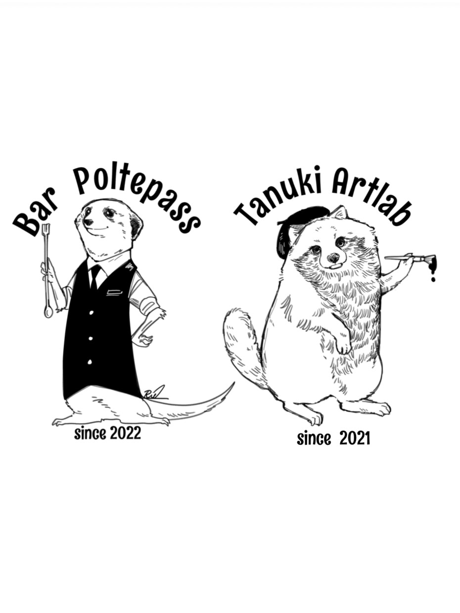 動物ほっこりかわいい　手描きロゴデザインします 厚塗りスタイルのクラフト感があるロゴ イメージ4