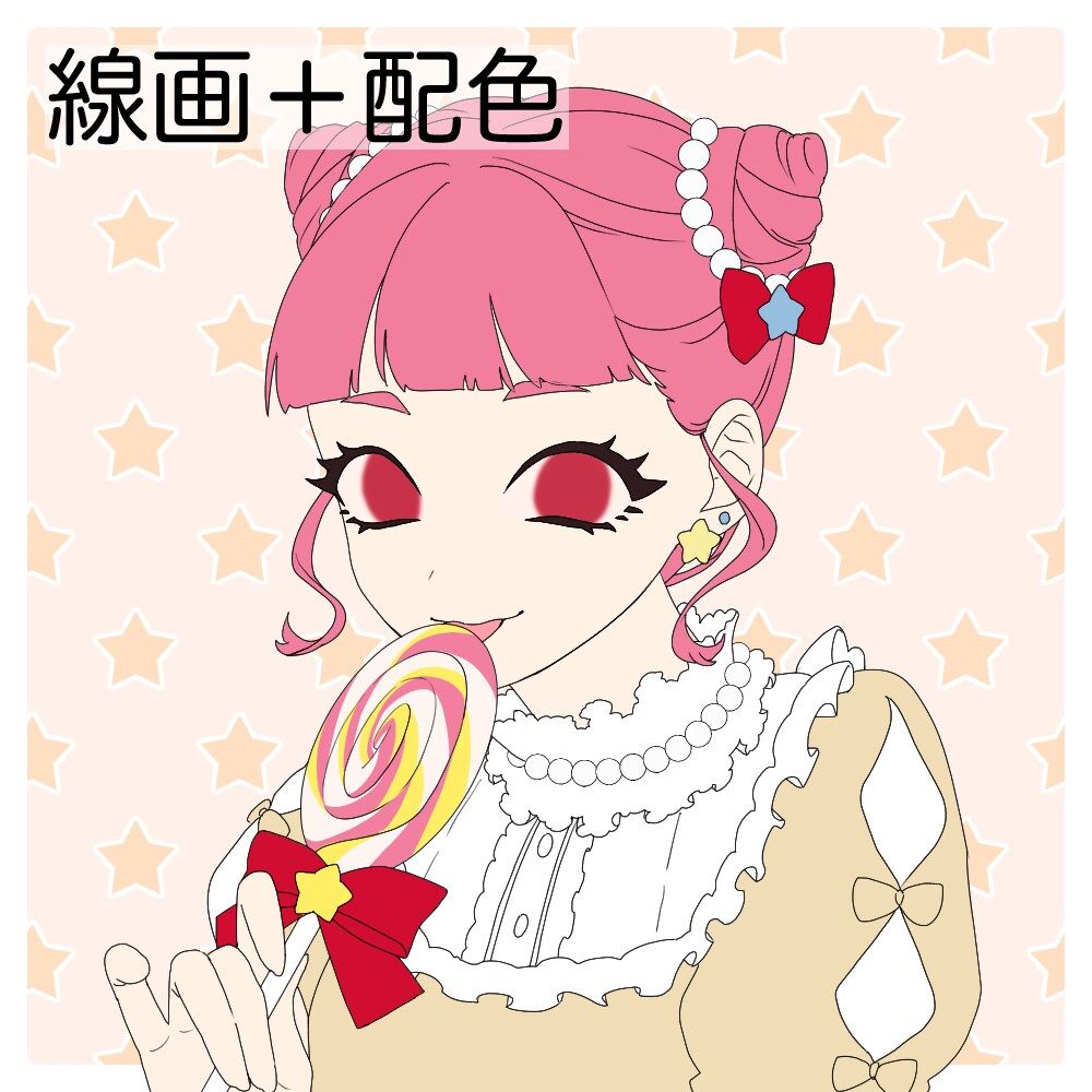 うるキラな可愛いアイコン描きます 【最短２日〜】短納期で良品質なアイコン作成いたします☆ イメージ3