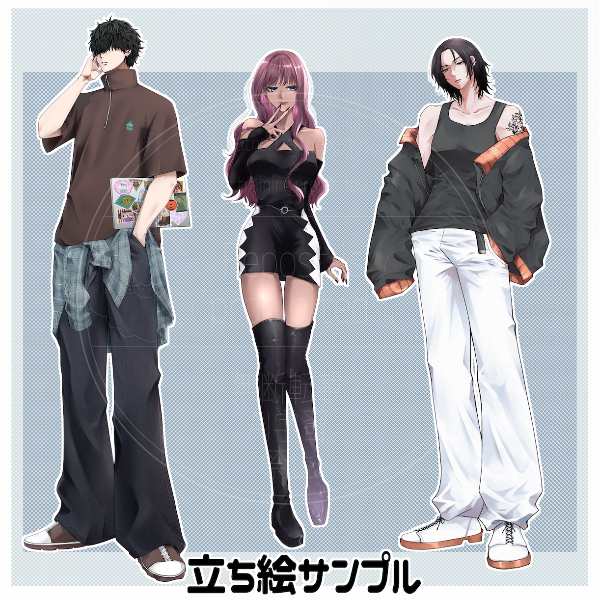 TRPG・ゲームキャラ等の立ち絵作成ます ご要望に沿ったキャラクター作成をさせていただきます イメージ4