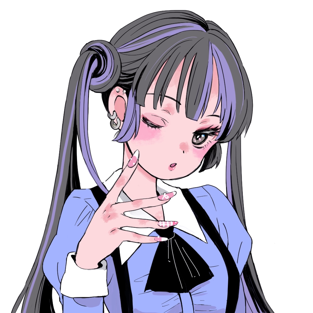女の子専用/ＳＮＳアイコンお描きします ご依頼すぐに着手可能です【納期10日~最大14日】 イメージ7