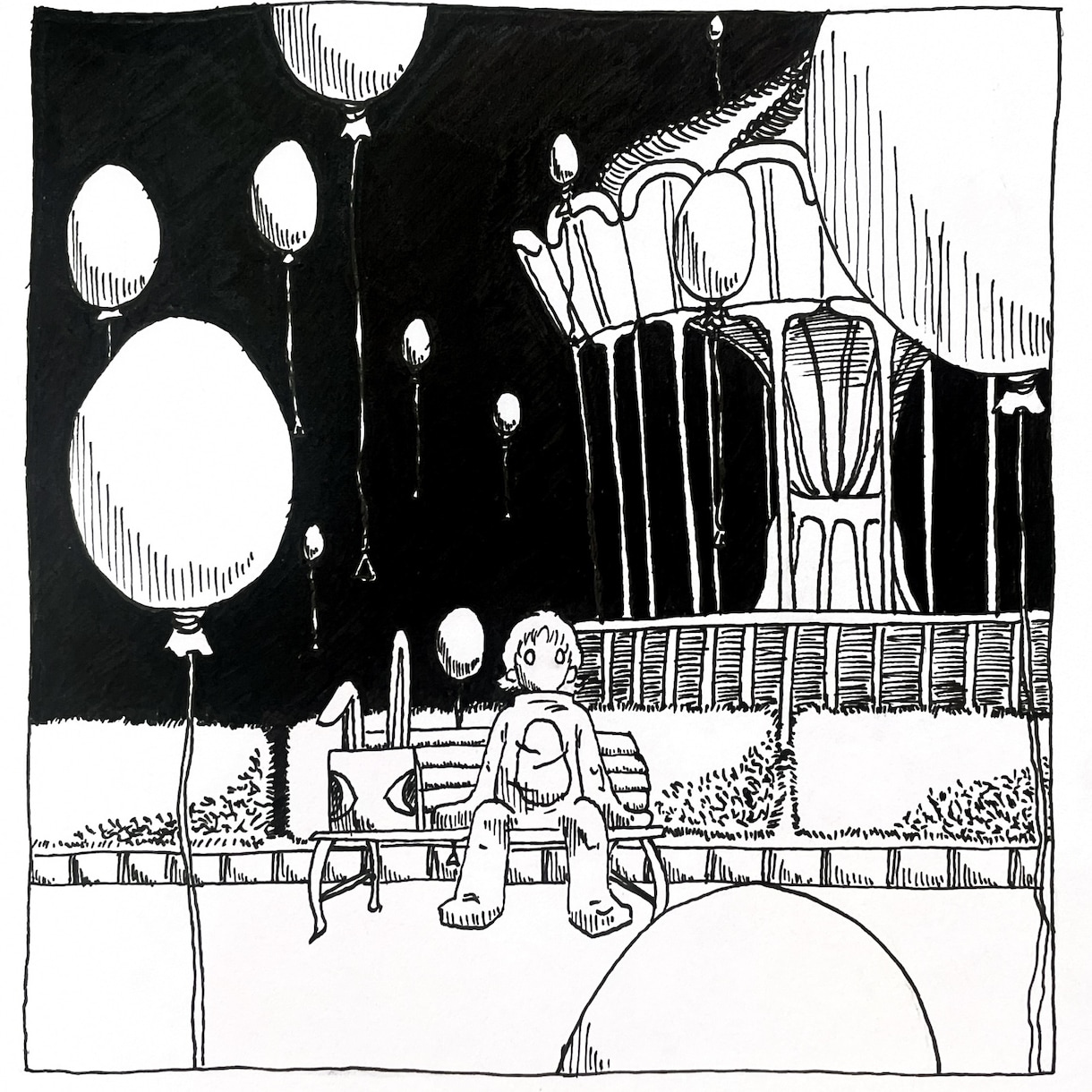 メルヘンな風景と人を描きます あなたの想像を一枚の絵にしてみませんか？ イメージ1