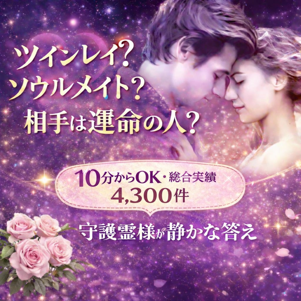 ツインレイ♡秘密♡複雑愛♡相手の気持ち霊視します 10分〜復縁♡秘密の恋♡ツインレイ？相手の本音♡彼は何思う？ イメージ2