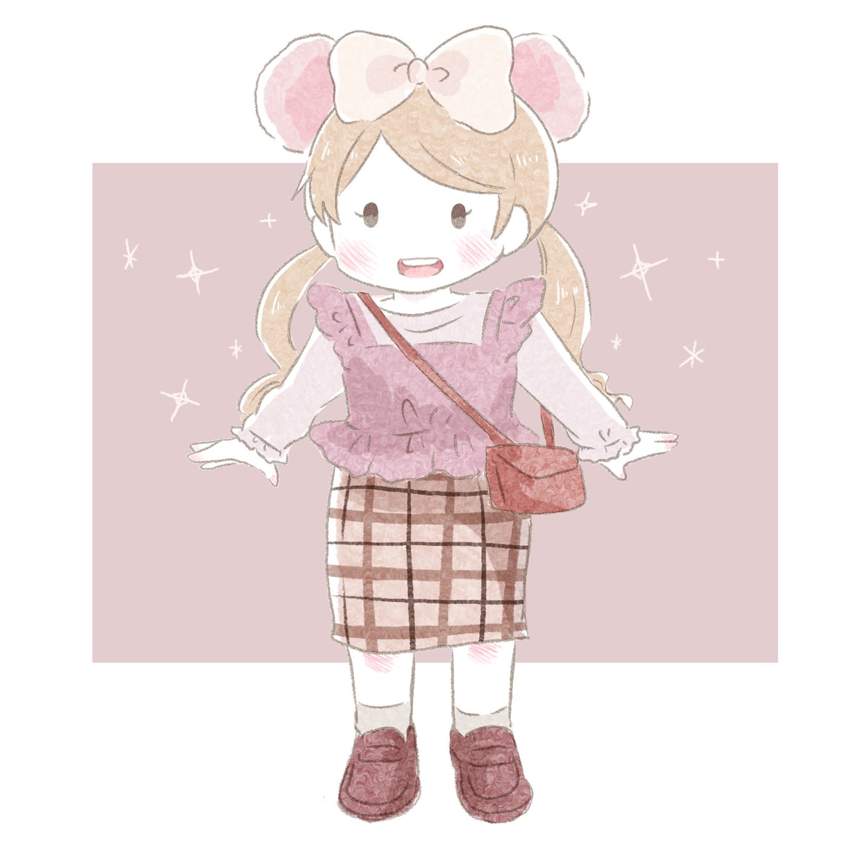 シンプルでかわいいアイコンを作成します SNSやブログ用にゆるふわアイコンを描きます！ イメージ3