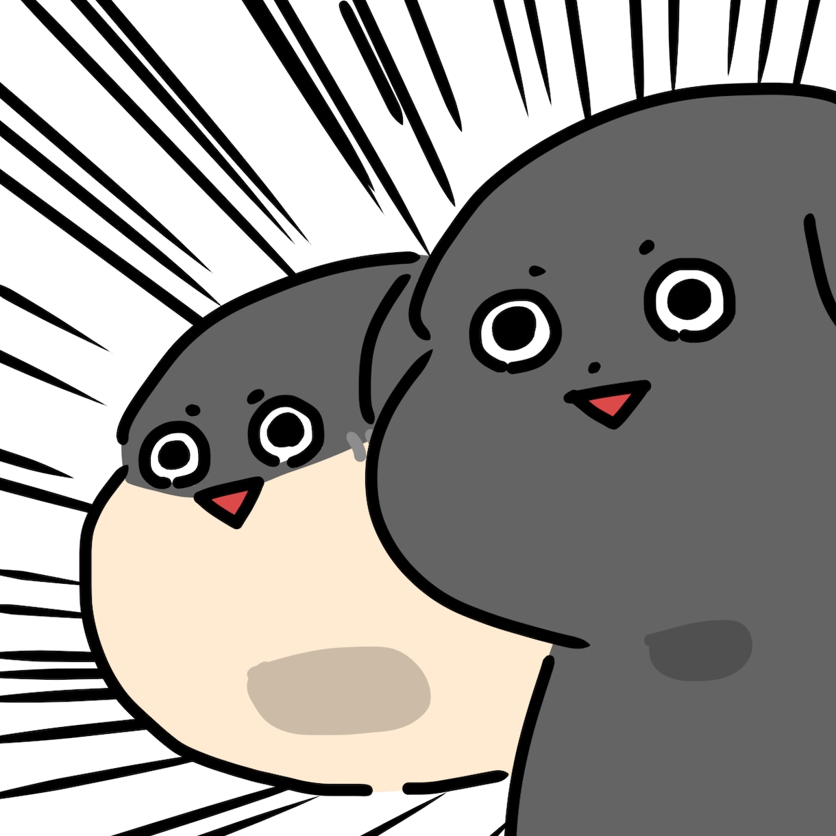 もんたがオリジナルイラストを描かせていただきます もんたの森のイラストレーターであるもんたがイラストを描きます イメージ2