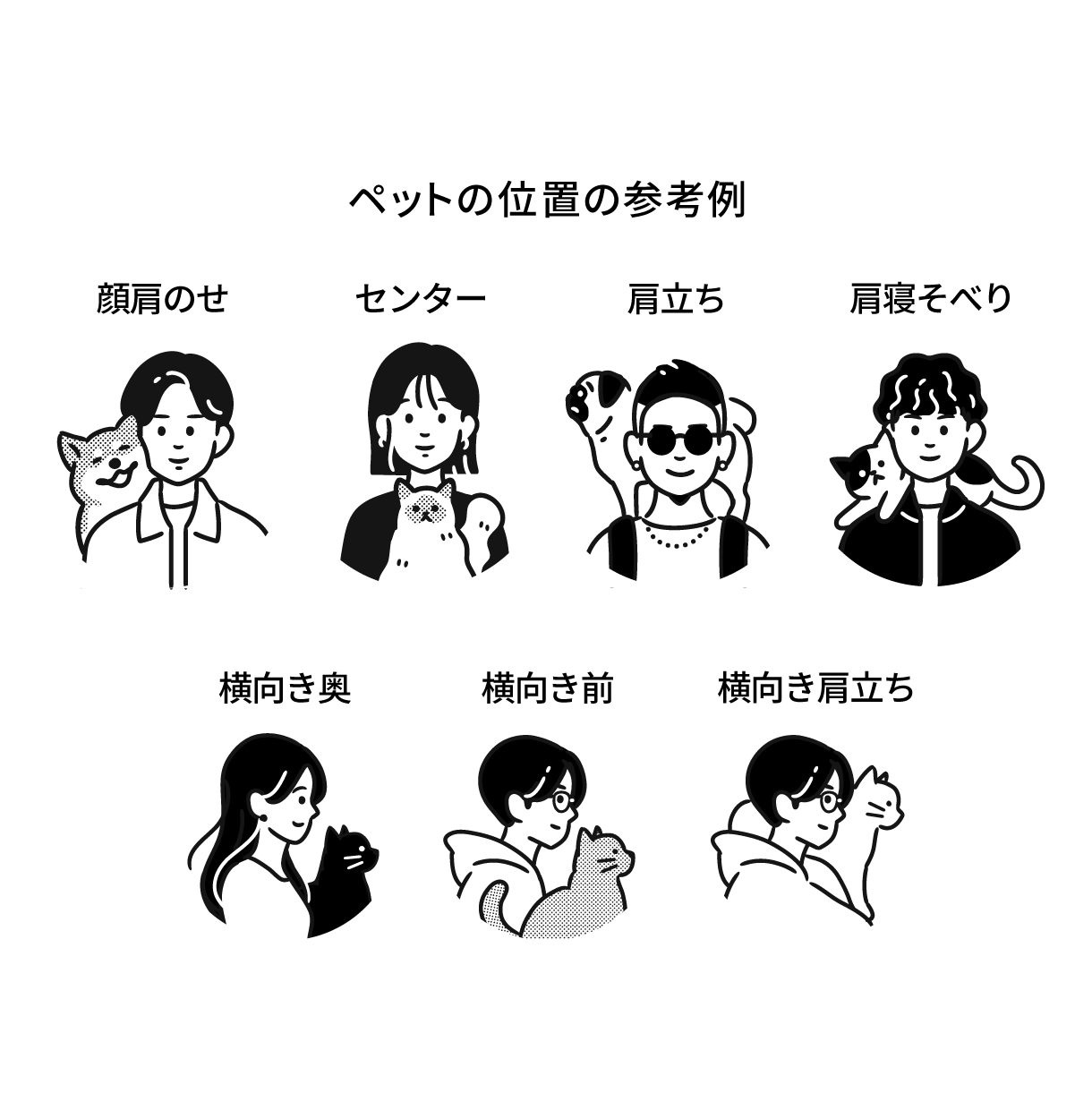 ペットと一緒に♩シンプルなアイコン作ります SNSやLINEにも◎経験豊富なイラストレーターが作成します イメージ3