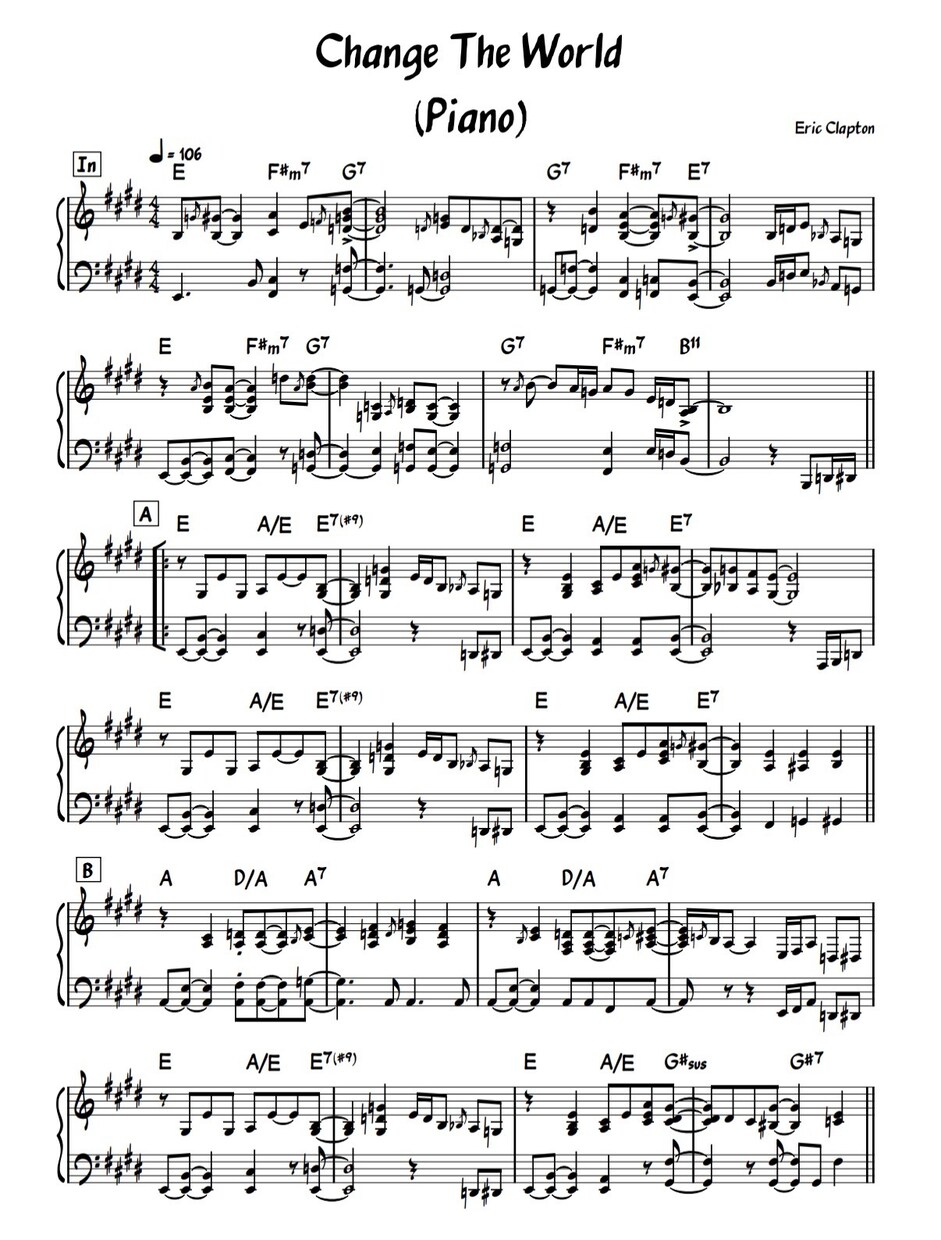 音源からやさしく楽譜をお作りします コード譜・リードシート・ピアノ譜もご相談できます。 イメージ4