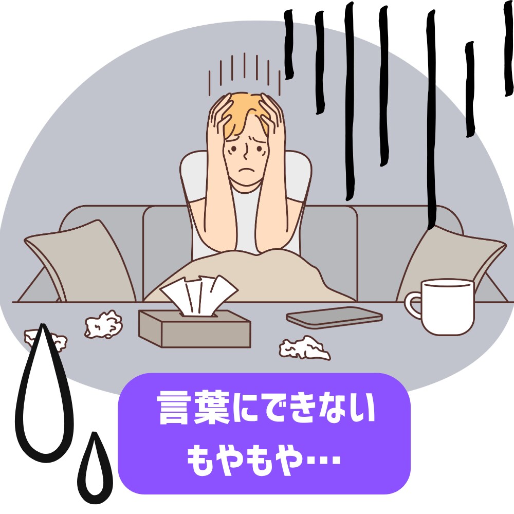 恋愛・人間関係のモヤモヤ整理します ２０分即レスじっくりチャットでモヤモヤを整理整頓！ イメージ2