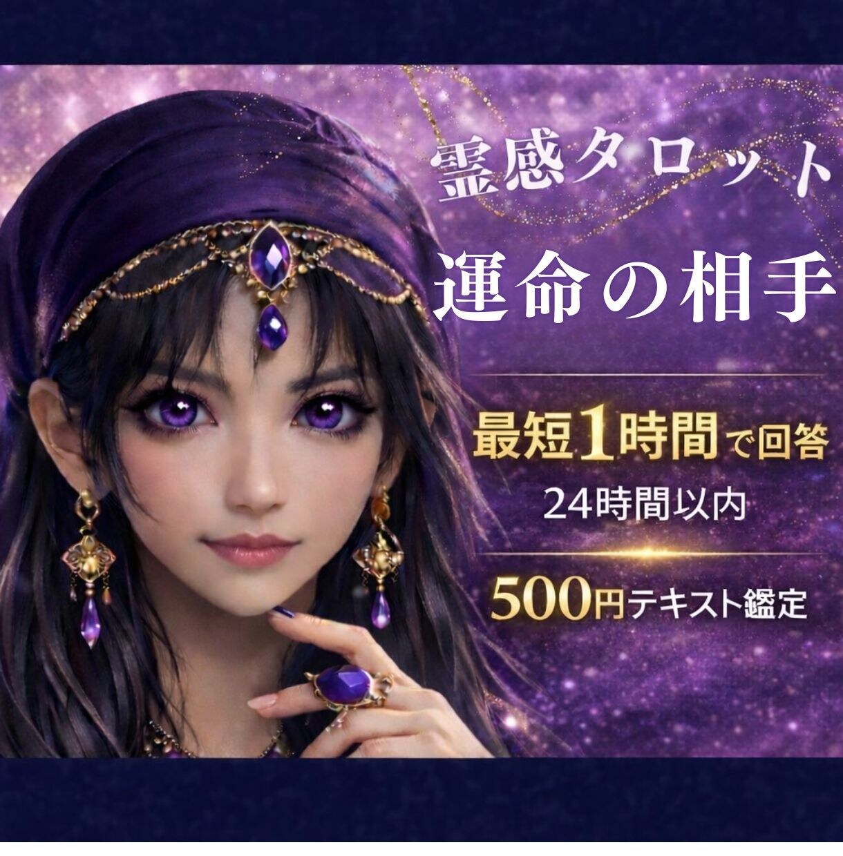 霊感占い【この人は運命の相手？】霊感霊視で視ます 即納24h以内テキスト恋愛鑑定★タロット★アプリ・将来の進展 イメージ1