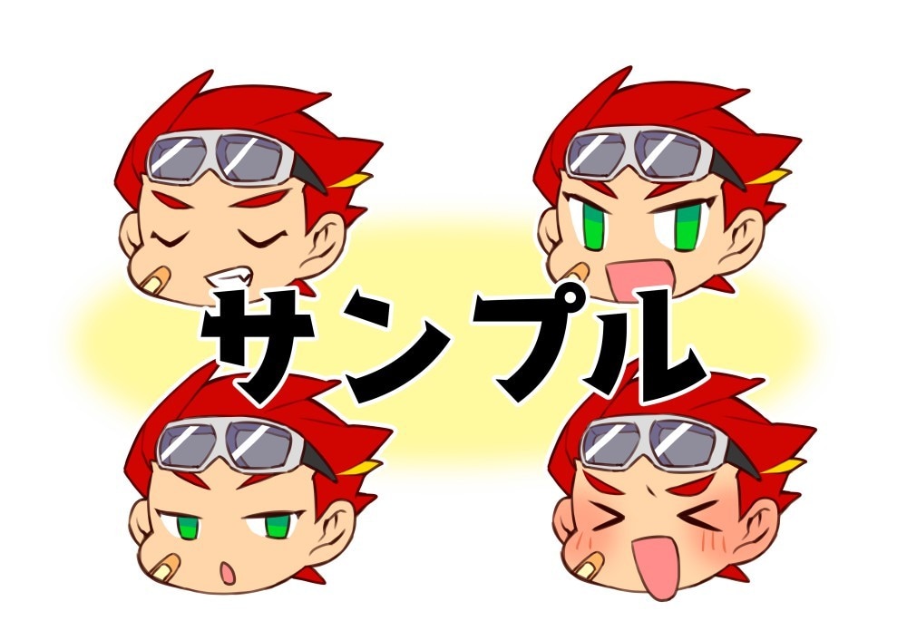 動画で使いやすい表情豊かなキャラアイコンを描きます youtube・Twitterで使うキャラアイコン描きます イメージ6