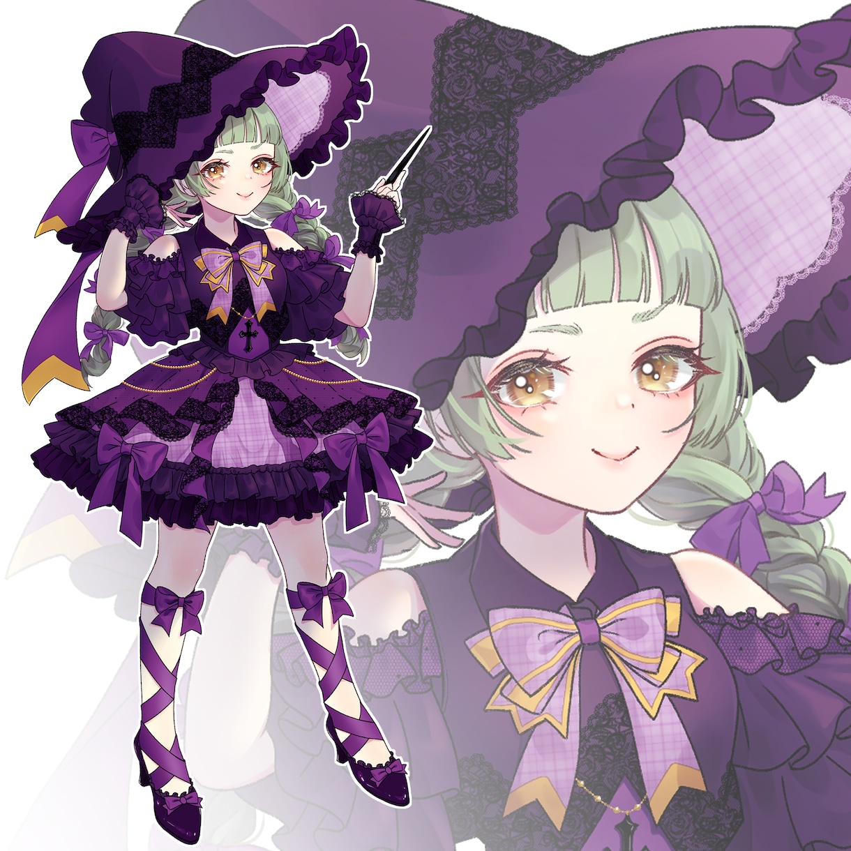 衣装デザインに拘った立ち絵描きます TRPG、IRIAM、VTuber、新衣装、グッズにどうぞ❁ イメージ2