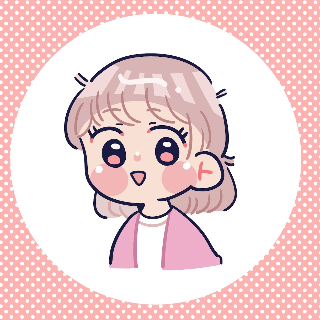 最短納品即日✎ナチュラルミニキャラアイコン描きます ナチュラルかわいい！アイコンをかわいくしたい方へ！ イメージ2
