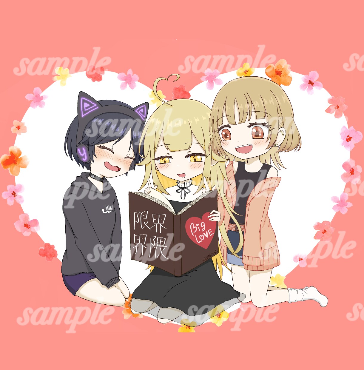 可愛い絵、描きます アイコンや配信背景、グッズ制作など活動のお手伝いがしたい！ イメージ7