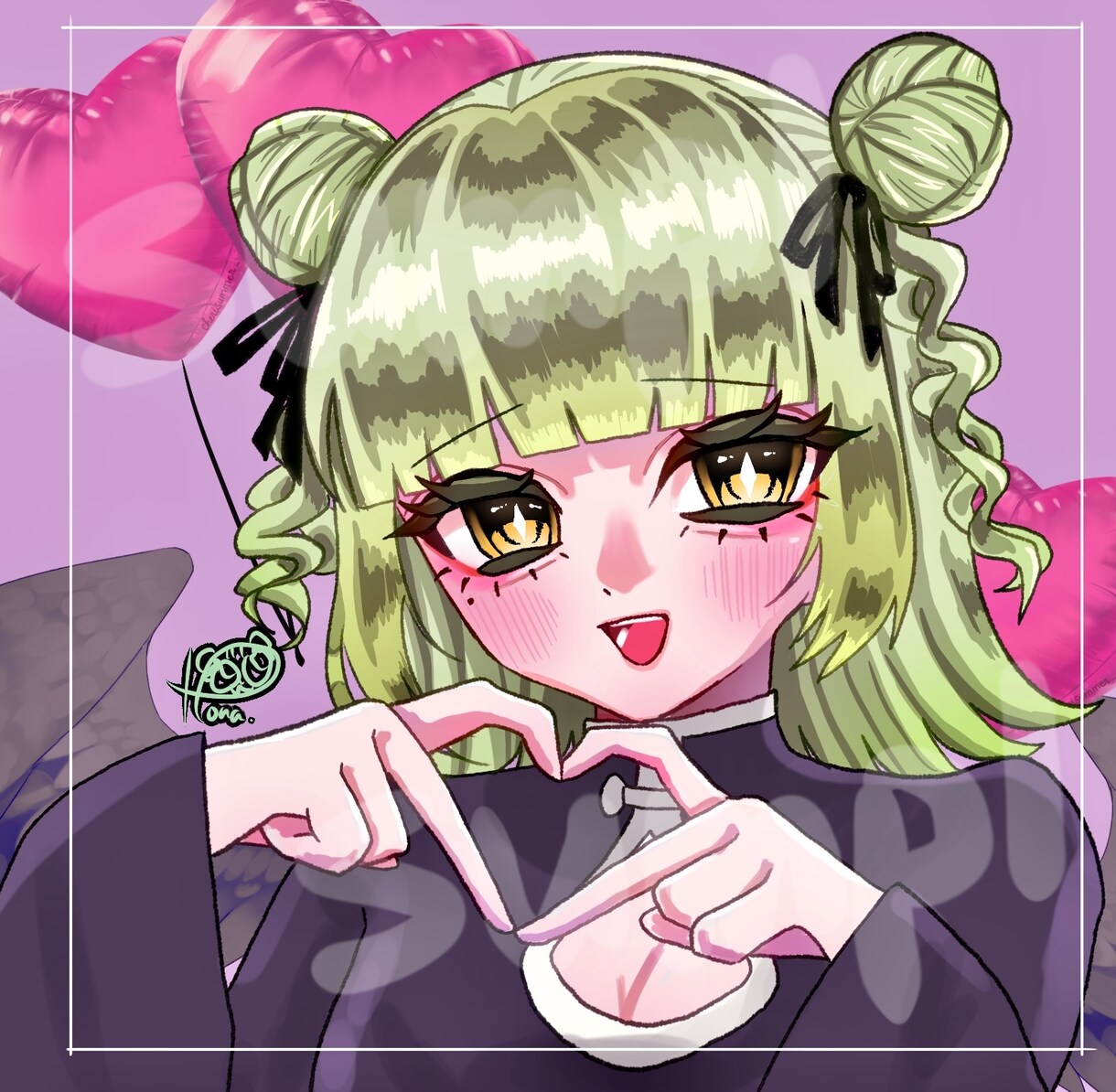 SNSアイコン・1枚絵描きます 可愛くて華やかなイラストを制作いたします！ イメージ5