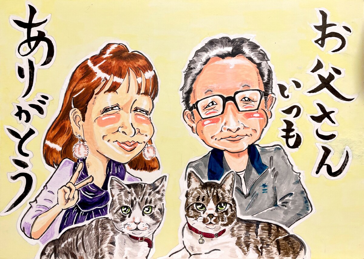 大切な人の似顔絵描きます 記念日のプレゼントに似顔絵を送りませんか？送料込み！ イメージ4