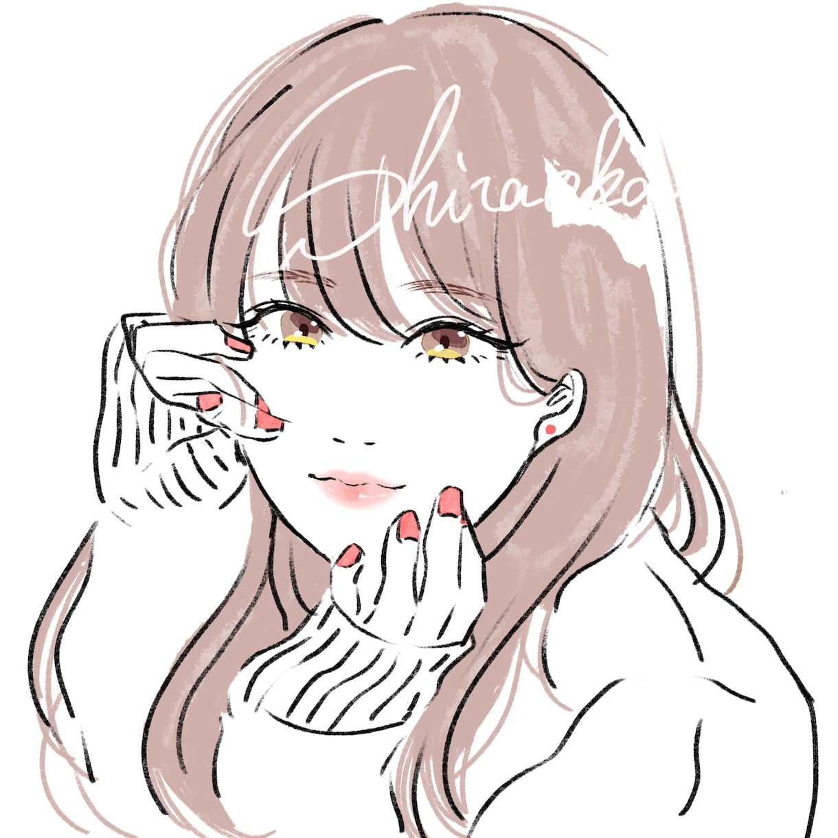 オシャレな水彩画で美容ファッションイラスト描きます 最短即日！商用可能なおしゃれかわいいカットイラスト イメージ5