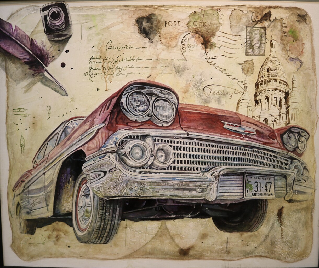 大切な愛車リアルに描きます 現在の愛車や以前乗っていた思い出の車、憧れの車など描きます！ イメージ3