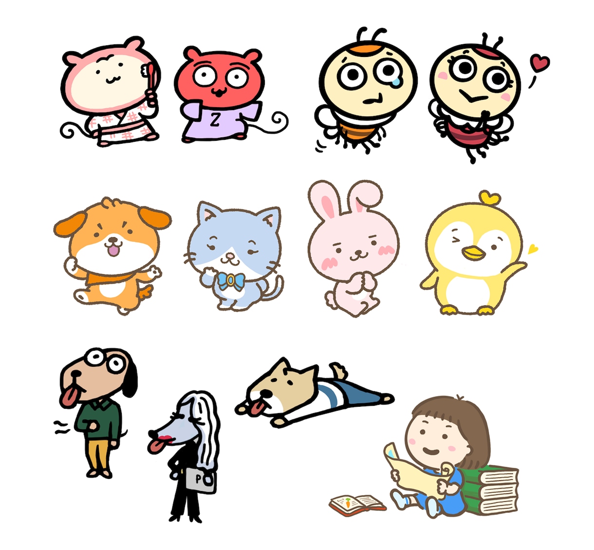 企業・店舗などのオリジナルキャラクターを制作します 親しみやすく、長く愛されるキャラクターをご提案します イメージ10