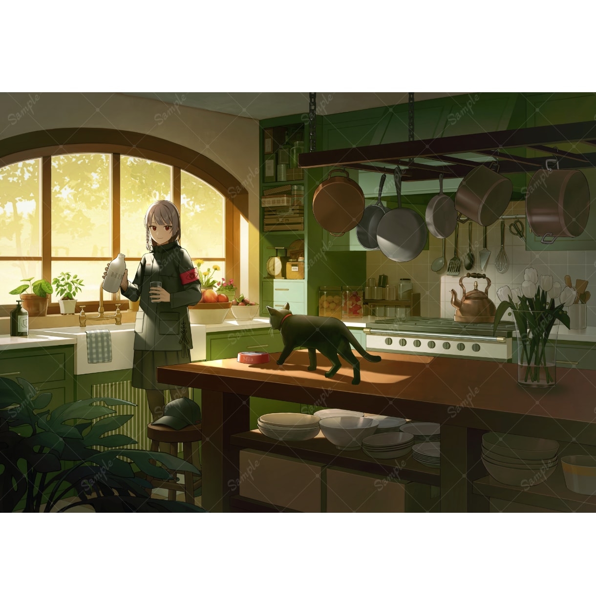 表紙･挿絵･MV･サムネイルなどの一枚絵描きます キャラクターメインから背景メインまで幅広く対応可能です イメージ4