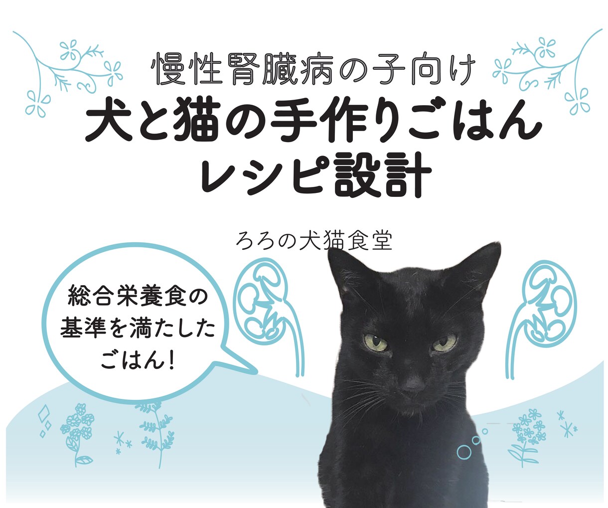 慢性腎臓病の犬・猫の手作りレシピ作ります 慢性腎臓病のための栄養基準に合わせた手作りごはんを作れます イメージ1
