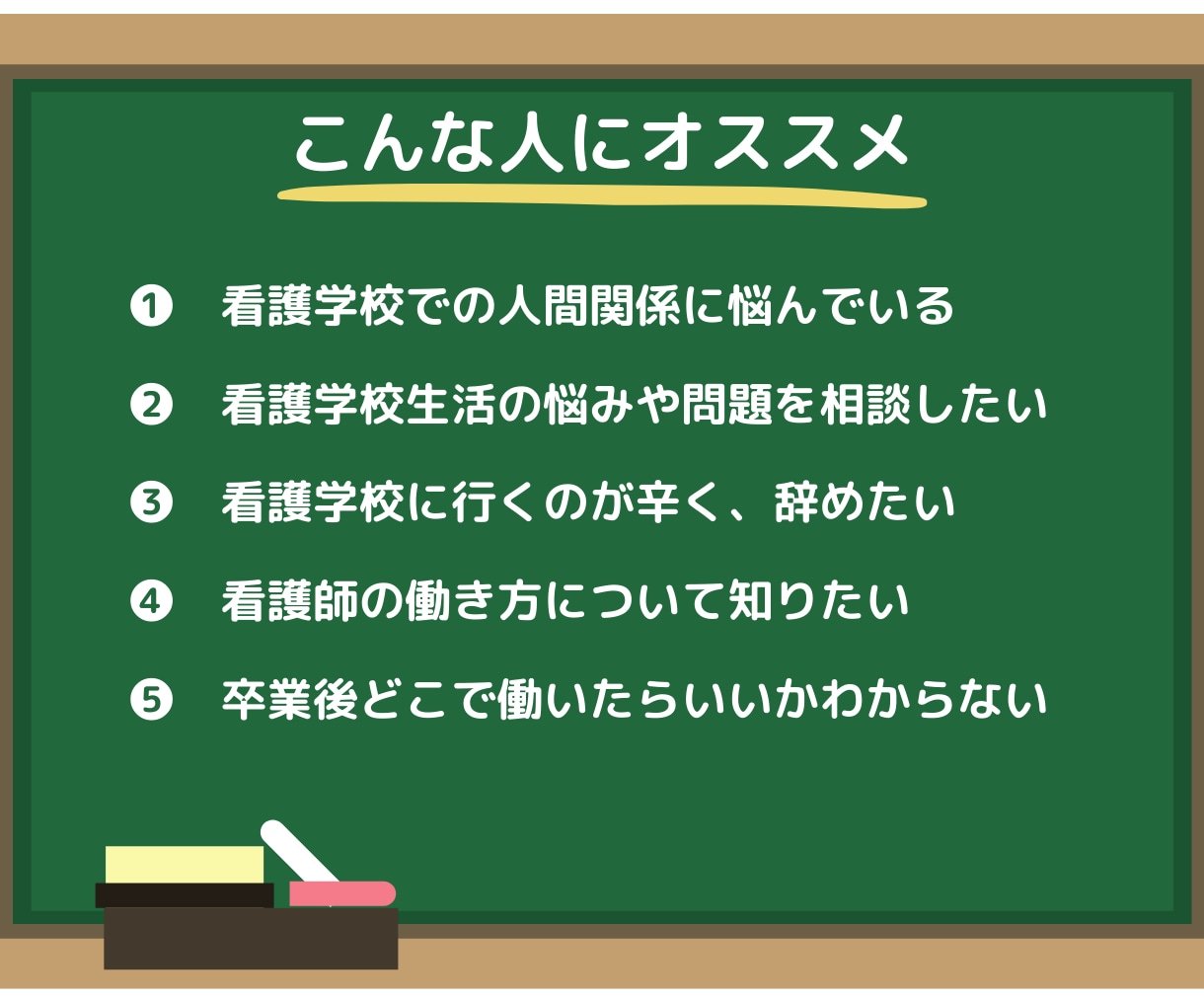 悩める看護学生さんのお悩み⭐️なんでもお聴きします 人間関係・就職・看護学校生活を一緒に考えサポートします☘️ イメージ2