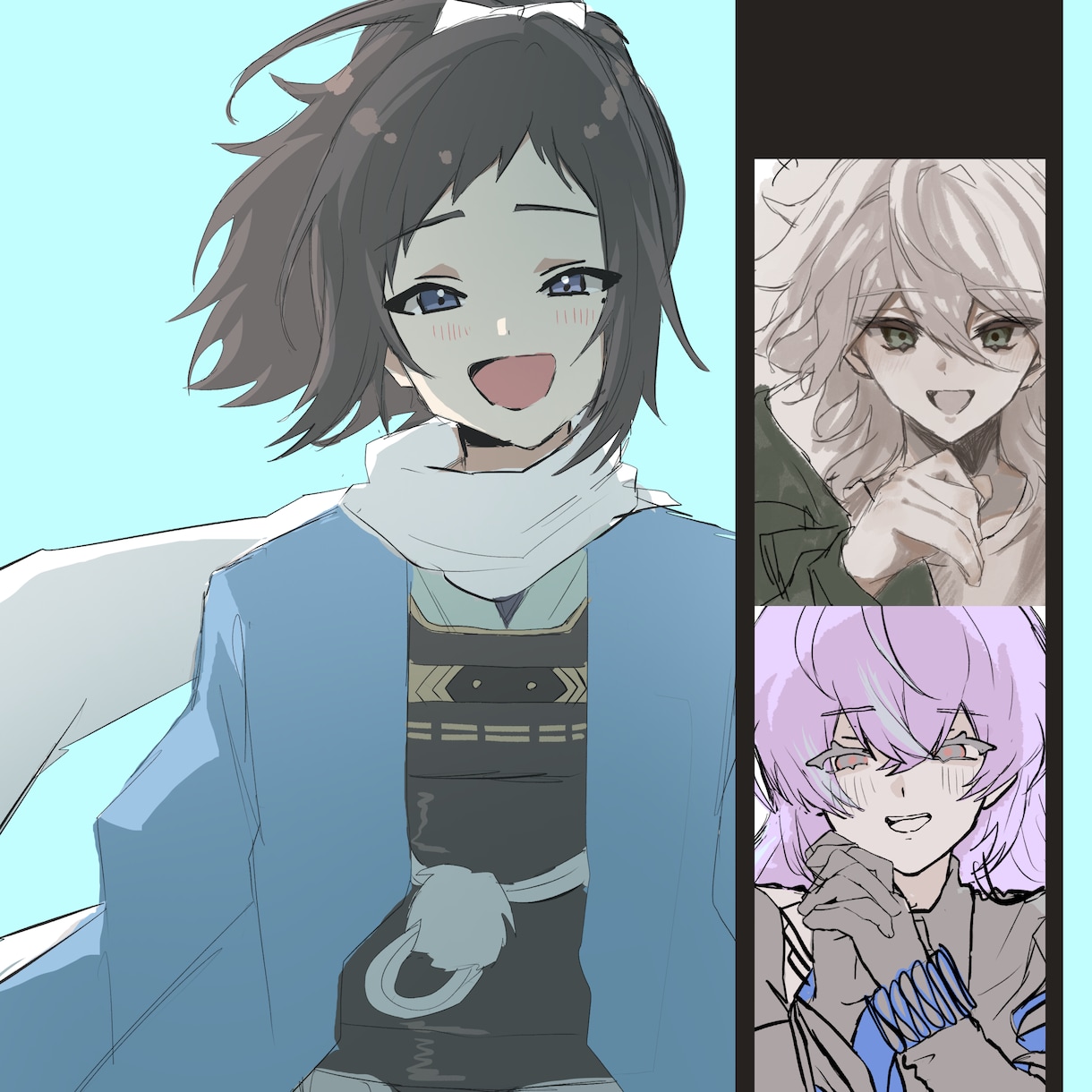 一律8,000円！少し陰のあるイラストお届けします アイコンイラストから一枚絵まで幅広く対応可能です！ イメージ4