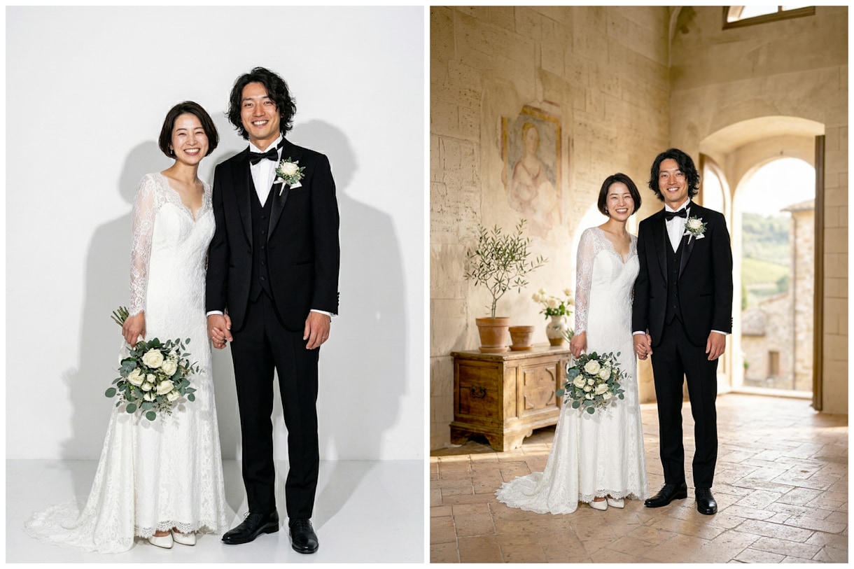 著名芸能人多数撮影・ボード用写真をリメイク承ります ｜美的な仕上り【ウエルカムボード写真】こだわりませんか？ イメージ8