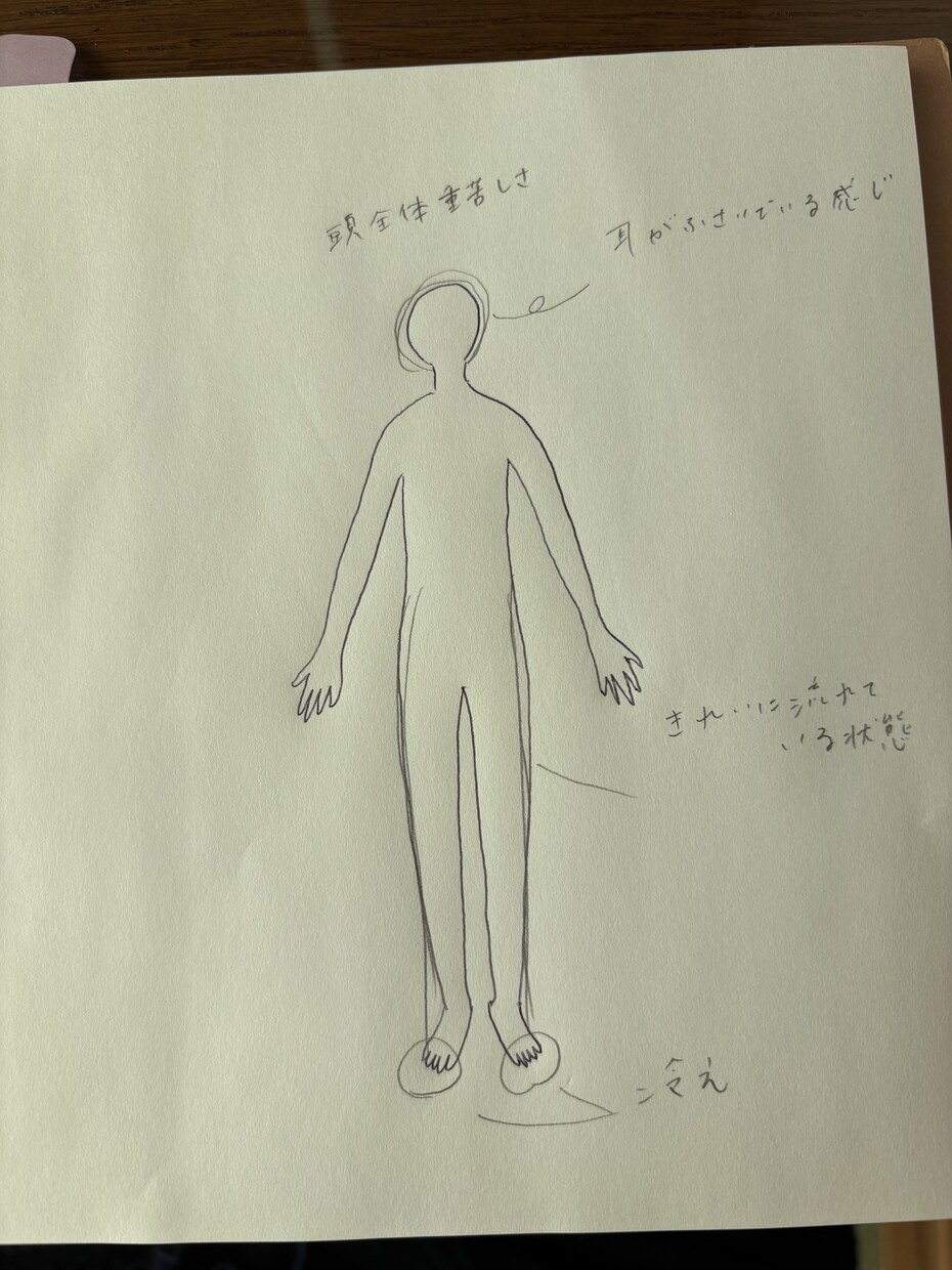 ヒーリングを通して見えたもの感じたことを伝えます 現在の身体の状態や不調が出やすい部分、アドバイスを伝えます イメージ2