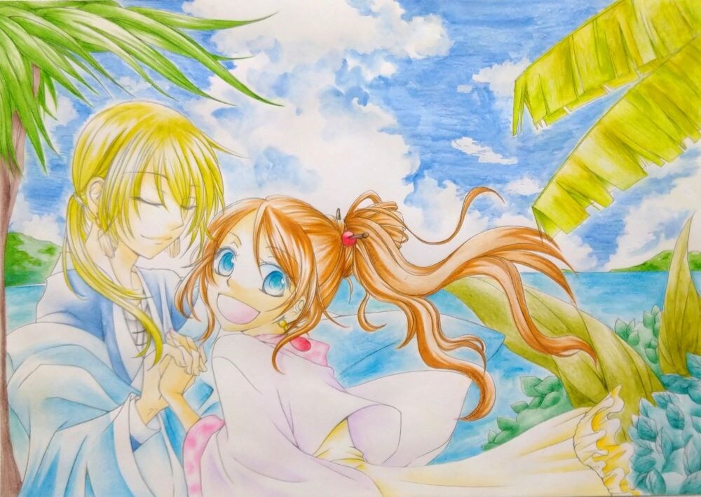 アナログでカラーイラストを描きます 時には手描きの温かさもいかがですか？ イメージ7