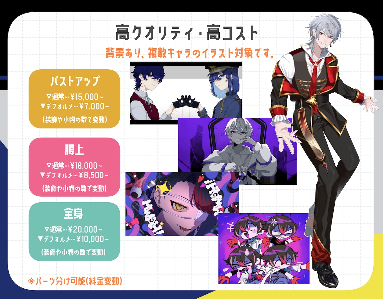 ホロライブ実績有!歌ってみたMVイラスト制作します 【商用可】歌ってみた/オリジナル曲/OPED/Live2D イメージ4