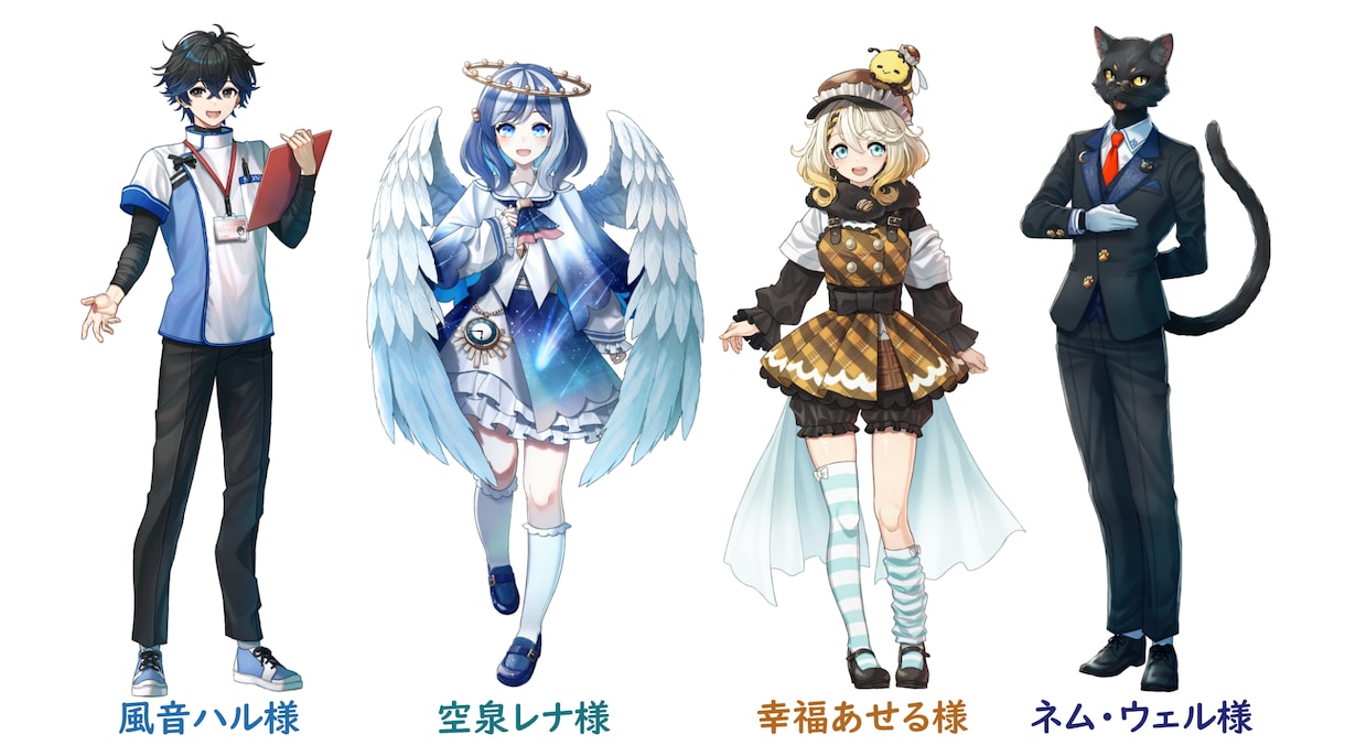 Vtuber、配信者向けキャラデザ制作します Vtuber、IRIAMなどキャラデザイラストを制作！ イメージ7