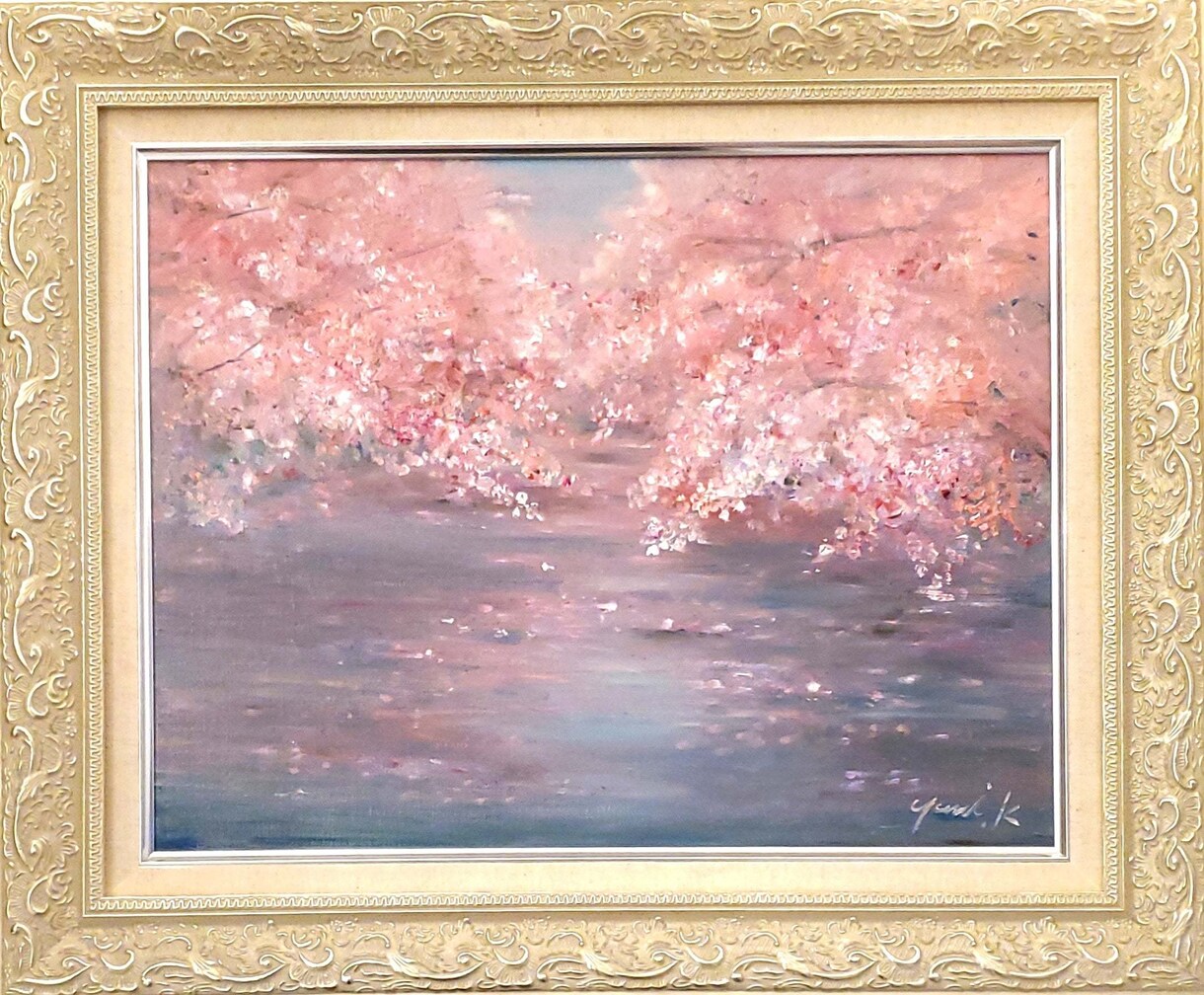 印象派のようなタッチのプロの画家が油絵を制作します サイズ:F6/額付/表紙絵/商用利用/贈答品 イメージ2