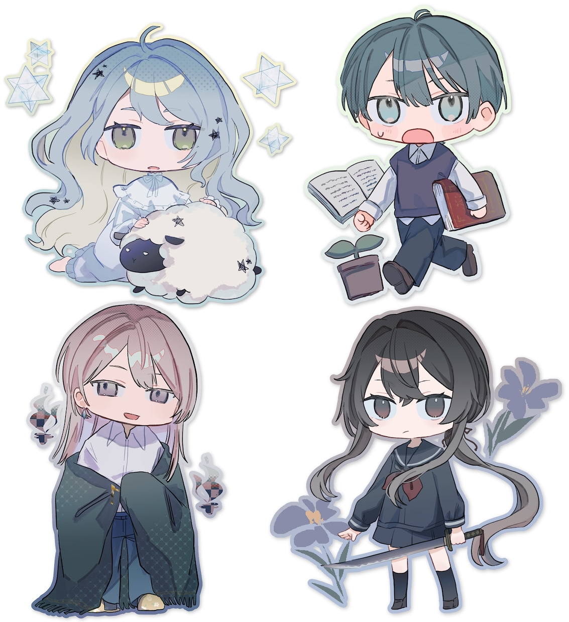 イラスト制作致します １枚絵、立ち絵、アイコン、ミニキャラなど イメージ5
