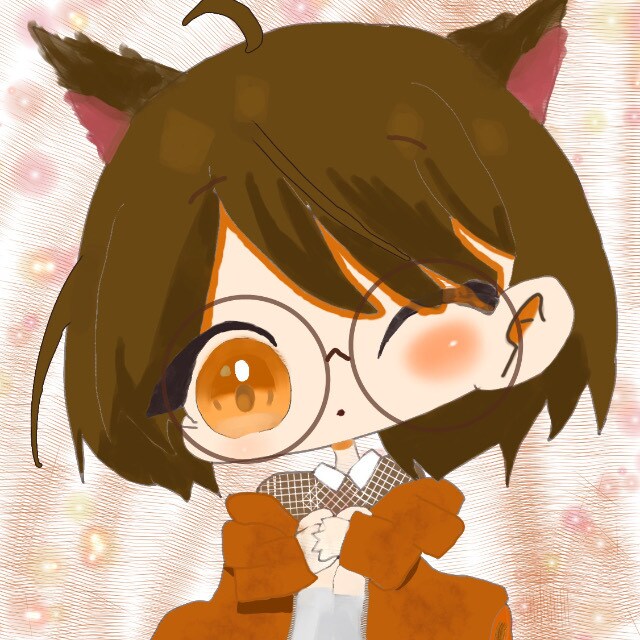 可愛いミニキャラを作成します 茶色をイメージして描きました。 イメージ1