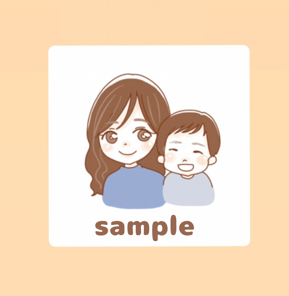 ゆる可愛い！似顔絵をお描きします 個性が爆誕！女性向けSNSアイコンにもおすすめ イメージ7