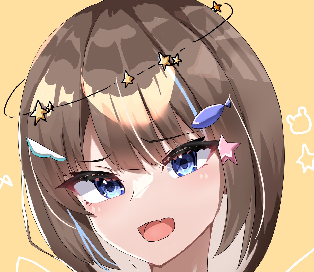 SNS用のアイコンや配信アプリの立ち絵制作します 可愛い女の子を描くのが得意です！ イメージ1