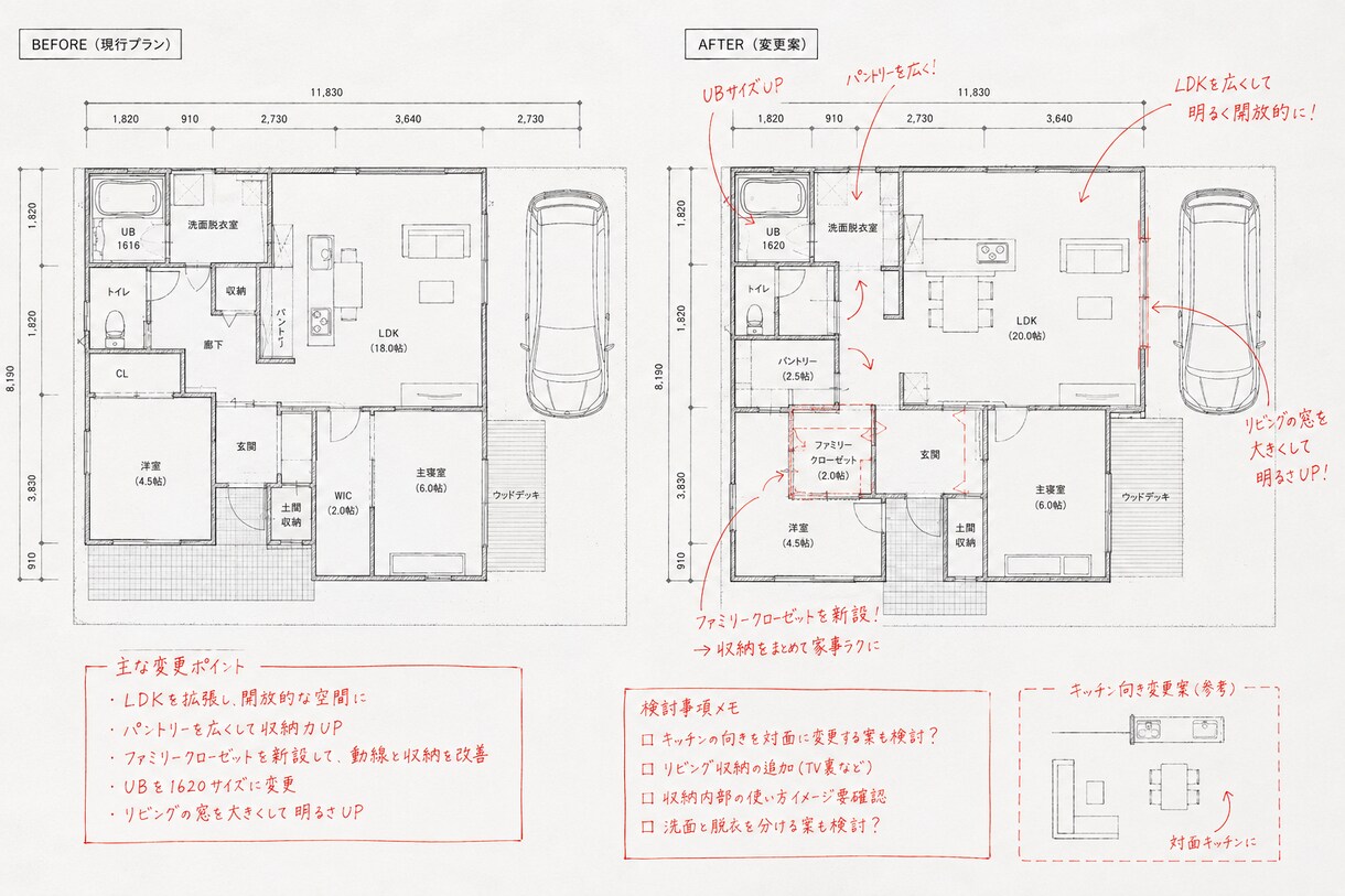 間取りのセカンドオピニオンします どんな間取りでも必ず良くします！ イメージ1