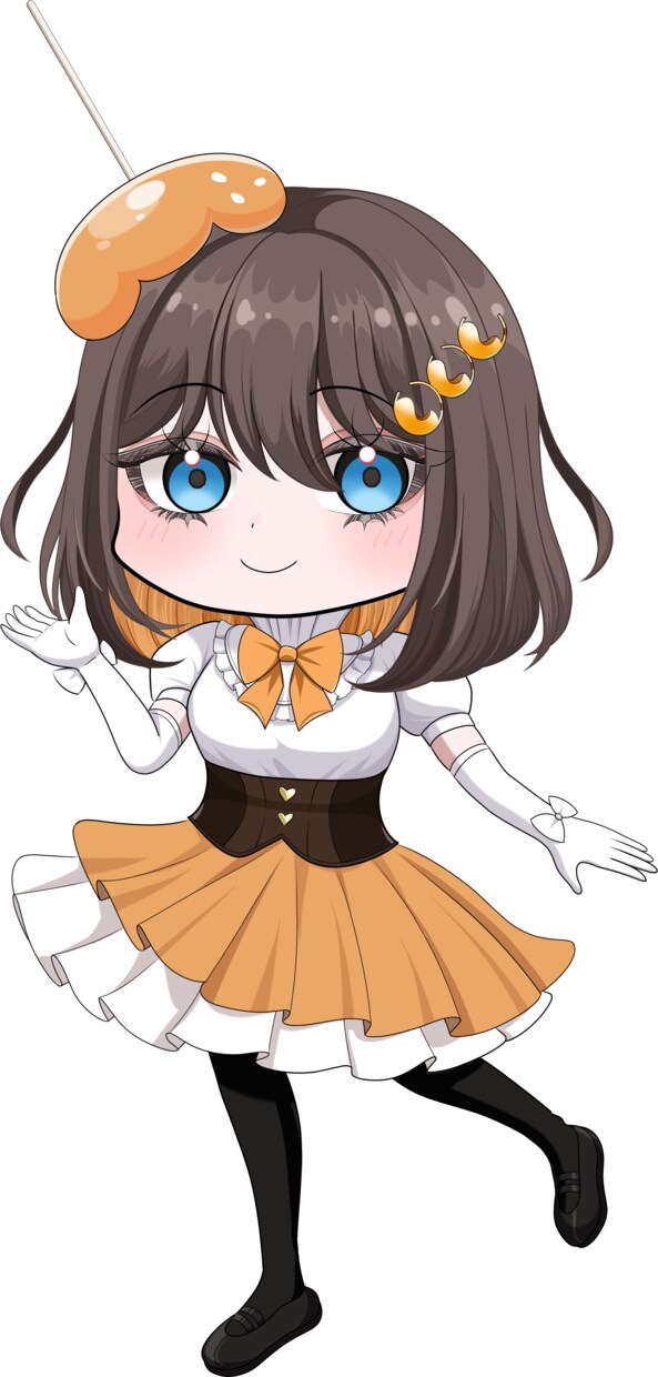 商用OK｜Vtuber向け可愛い立ち絵を制作します ふんわり可愛い絵柄でキャラを丁寧に形に イメージ9