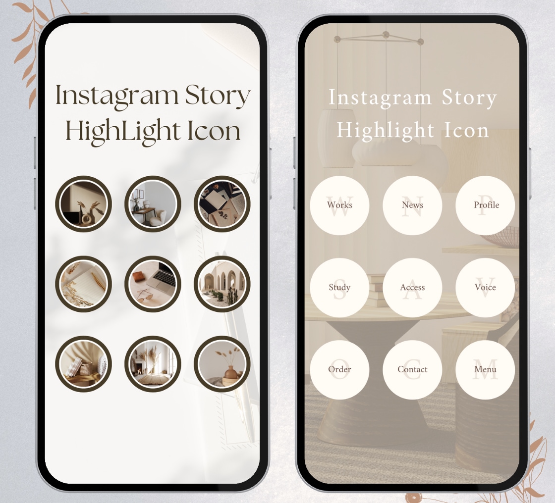 Instagramのハイライトアイコン作ります シンプル・可愛いなどご希望のハイライトアイコンを作ります！ イメージ4