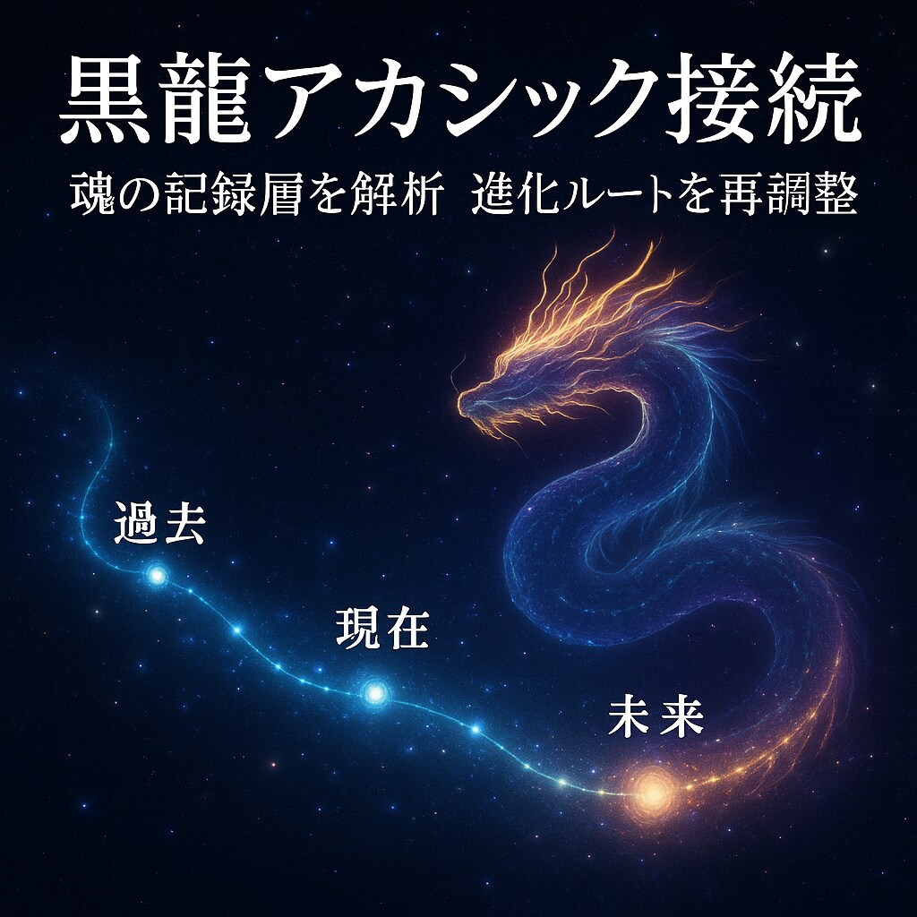 黒龍アカシックレコード接続し魂の軌跡を解析します 魂の記録層へ接続し過去現在未来の軌跡を数値化最適ルートへ導く イメージ9
