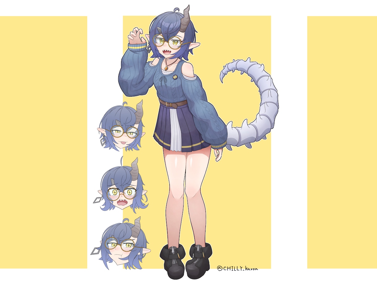 モンスター娘も可！キャラのデザイン＆立ち絵作ります 魅力的なキャラが必要な方へ（著作権譲渡可です！） イメージ1
