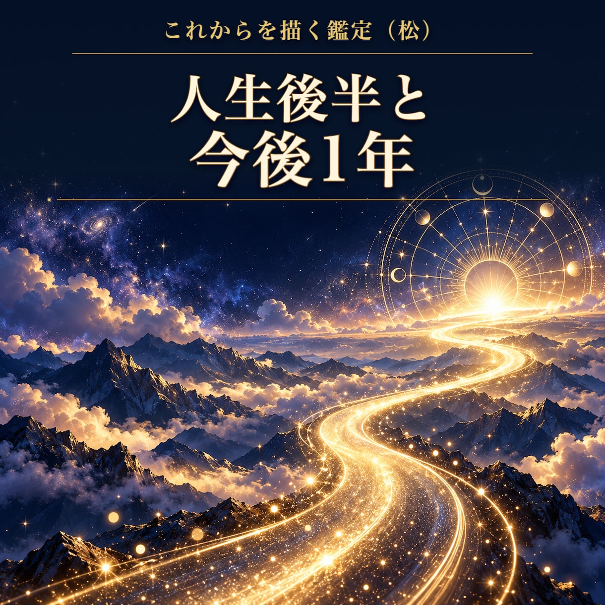 松｜占星術で人生後半と今後1年を読みます 人生後半を、もう一度自分で描く。占星術で読み解きます イメージ1